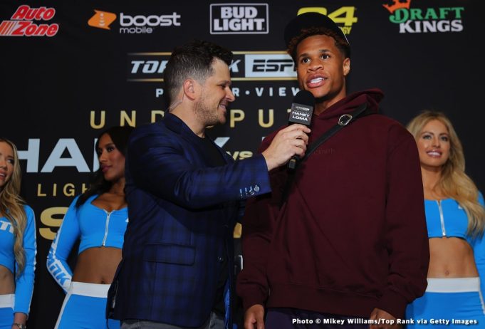 Image: Devin Haney added to Ring Magazine's pound-for-pound list at #8