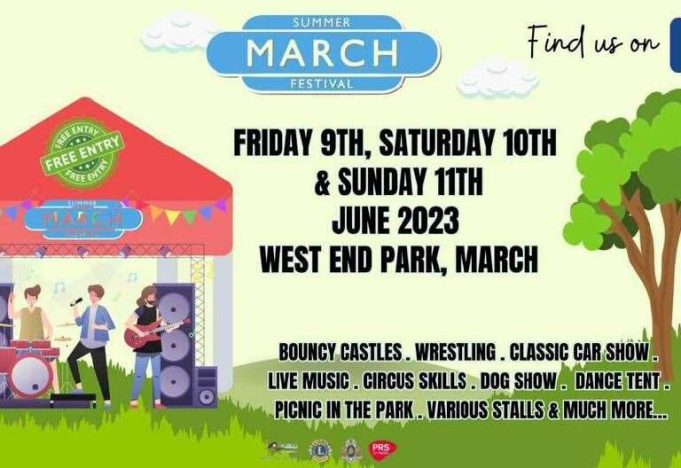 Fenland town park will be filled with the sound of music this weekend