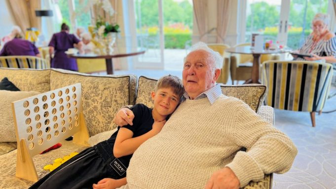 How Alex, 12, and Maurice, 89, became unlikely friends at care home