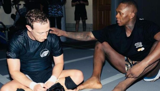 Israel Adesanya trains with Mark Zuckerberg, sends message for South African rivals