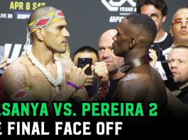 Israel Adesanya vs. Alex Pereira 2 Final Face Off | UFC 287