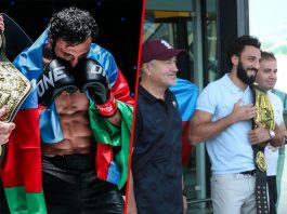 Featherweight kickboxing king Chingiz Allazov receives hero’s welcome in Baku