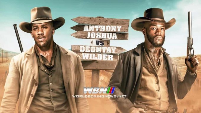 Deontay Wilder vs Anthony Joshua poster