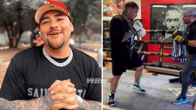 Andy Ruiz Jr back in the gym