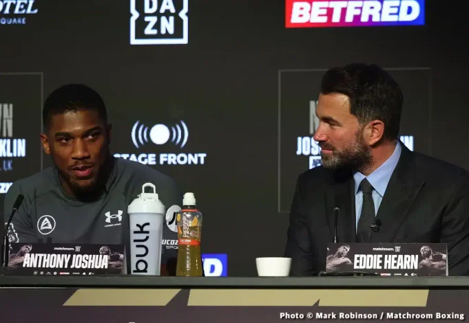 Image: Eddie Hearn open to Zhilei Zhang fighting Anthony Joshua in December