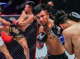 The brutal kickboxing epic between flyweight Muay Thai king Rodtang and Jiduo Yibu