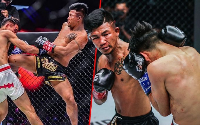 The brutal kickboxing epic between flyweight Muay Thai king Rodtang and Jiduo Yibu