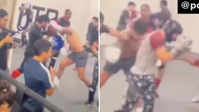 Watch Dillon Danis 'get rocked' in leaked sparring footage as he accuses Logan Paul of sending 'spies' to training camp