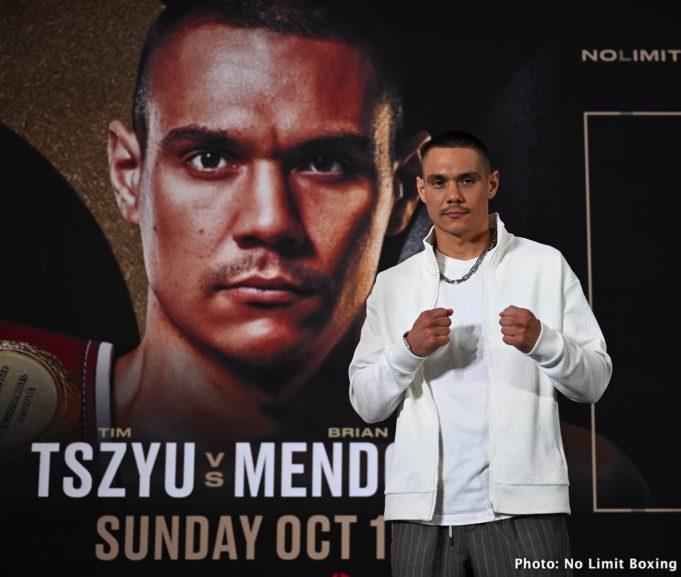 Image: Tim Tszyu open to Jermell, Crawford & Canelo fights after Mendoza on Saturday night