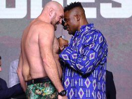 Tyson Fury Comes In 9 Pounds Heavier For Ngannou Fight Than He Was For...