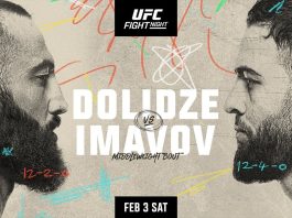 UFC Vegas 85 Roman Dolidze vs. Nassourdine Imavov Live Fight Watch Along