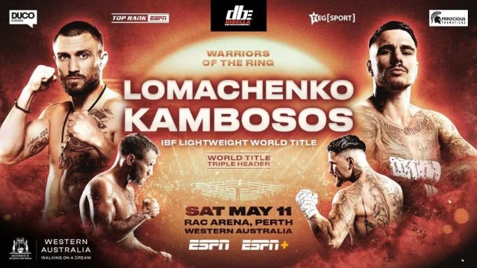 Lomachenko vs Kambosos Poster